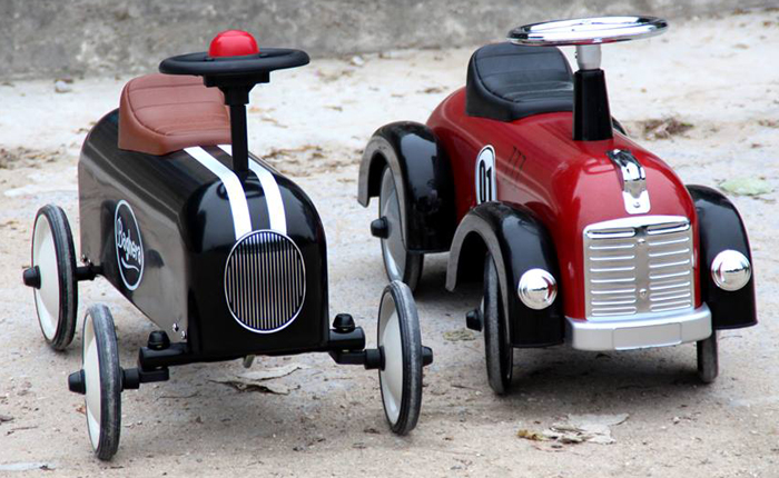 Baghera loopauto, loopauto, retro loopauto's, kraamcadeau