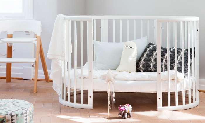 baby essentials, stokke babybedje, stokke sleepi bed