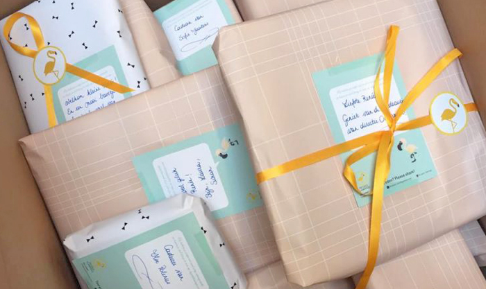 online geboortelijst, de gele flamingo geboortelijst, kraamcadeau, babylabel