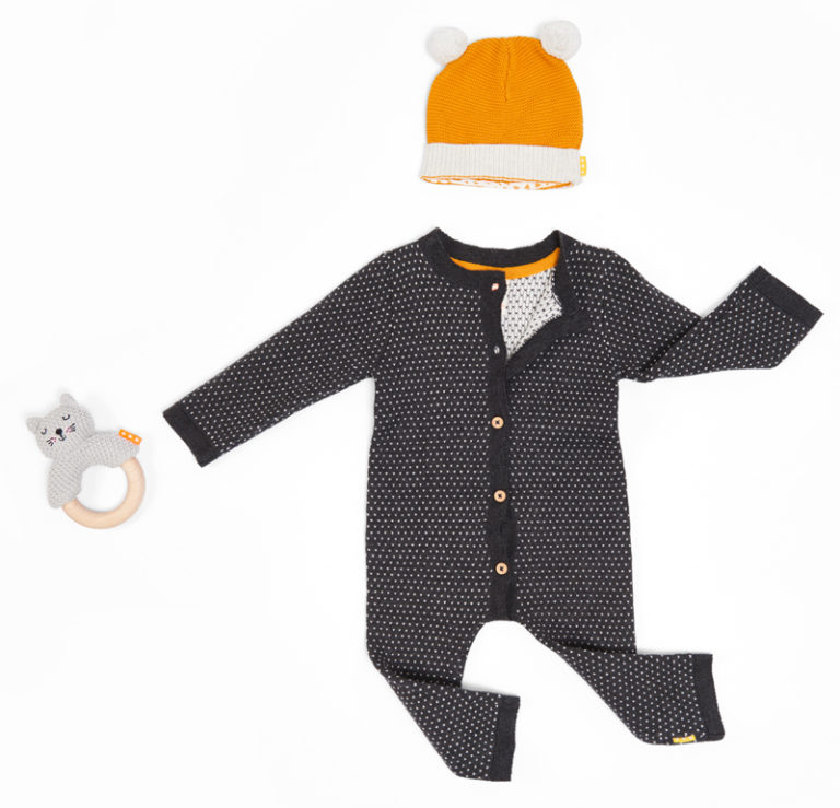 Link Kids Wear Biologisch Babyrompertje Korte Mouwen Rebel 01 - Zacht