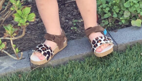 kindersandalen met luipaardprint, shoesme sandaaltjes,