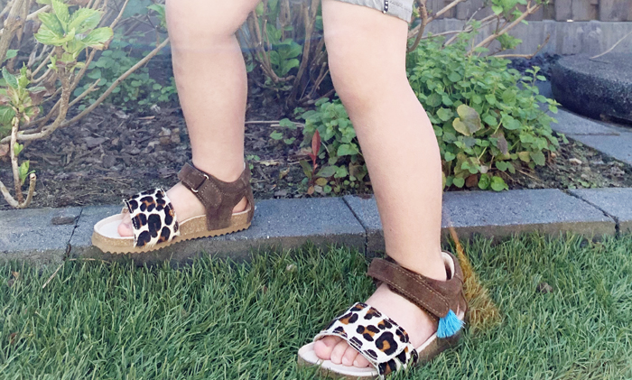 luipaard print sandalen, shoesme sandalen, hippe kindersandalen, kindersandalen met luipaardprint
