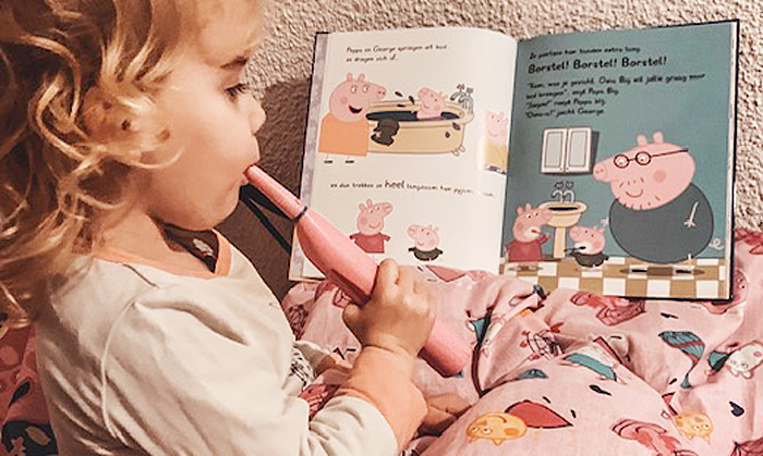 voorlezen aan kleine kinderen, peppa pig, peppa pig boekjes, voorlezen is belangrijk voor kinderen