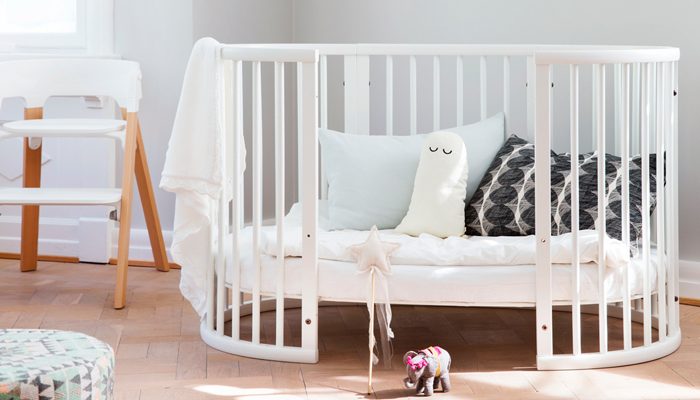 baby essentials, stokke babybedje, stokke sleepi bed