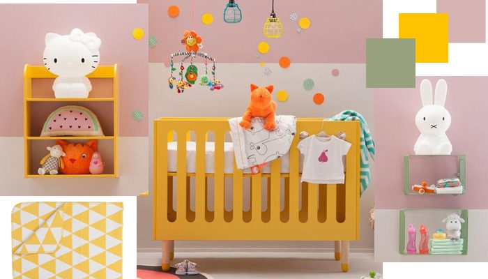 babykamers, kleur op de babykamer