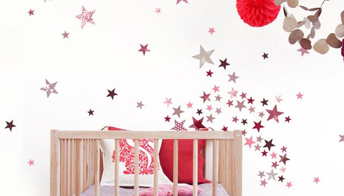 muurstickers sterren, babykamer muursticker