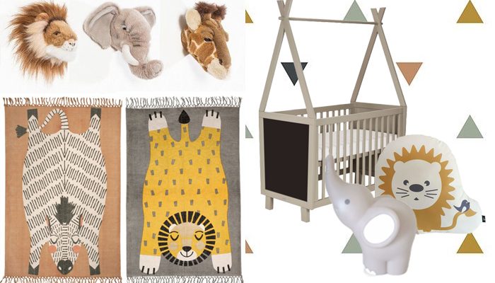 safari babykamer